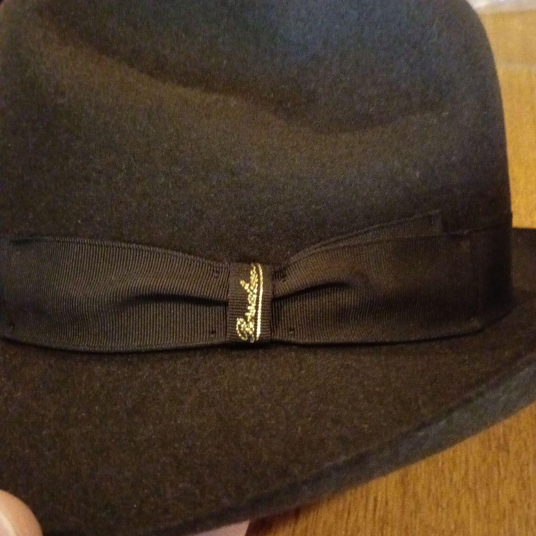 Borsalino ダークブラウンラビットファー　ハット