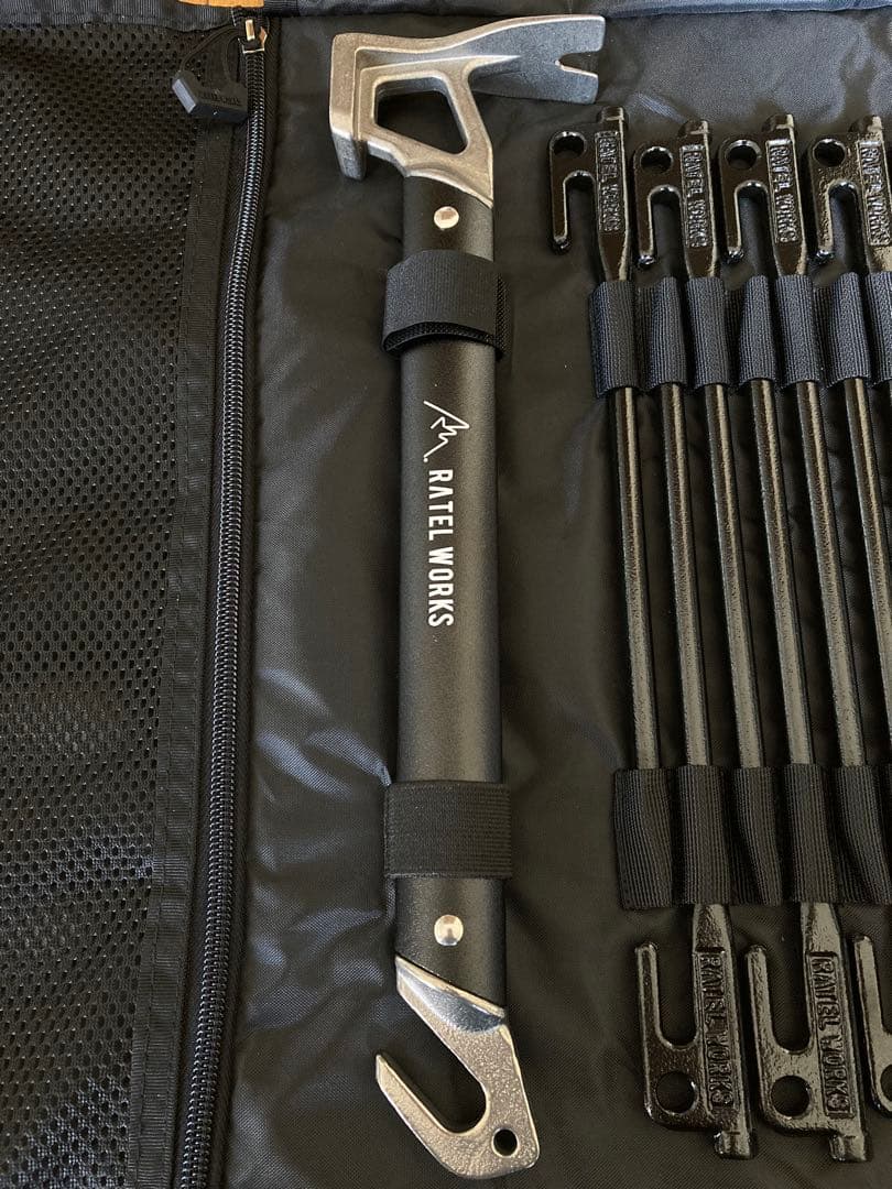 【未使用】RATEL WORKS ペグとハンマーセット