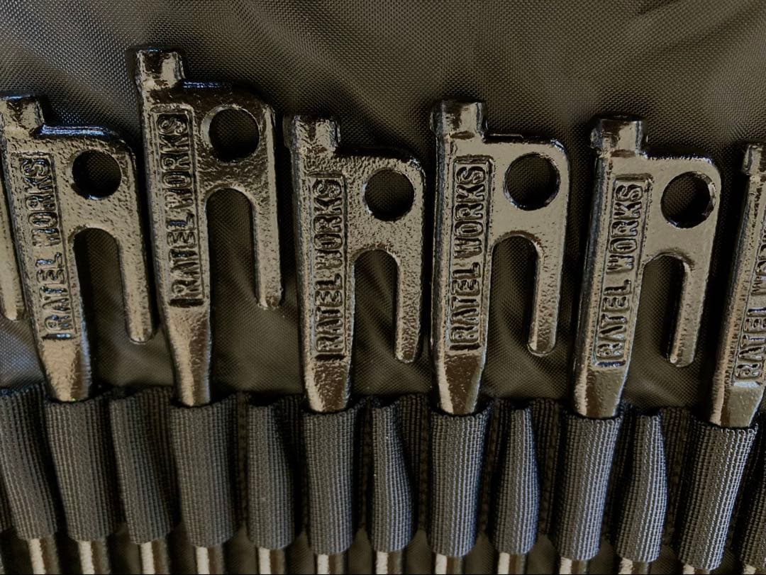 【未使用】RATEL WORKS ペグとハンマーセット