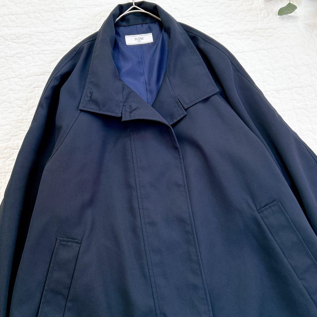 美品✨ 2025SS スローブイエナ 撥水テントラインコート 春 ネイビー
