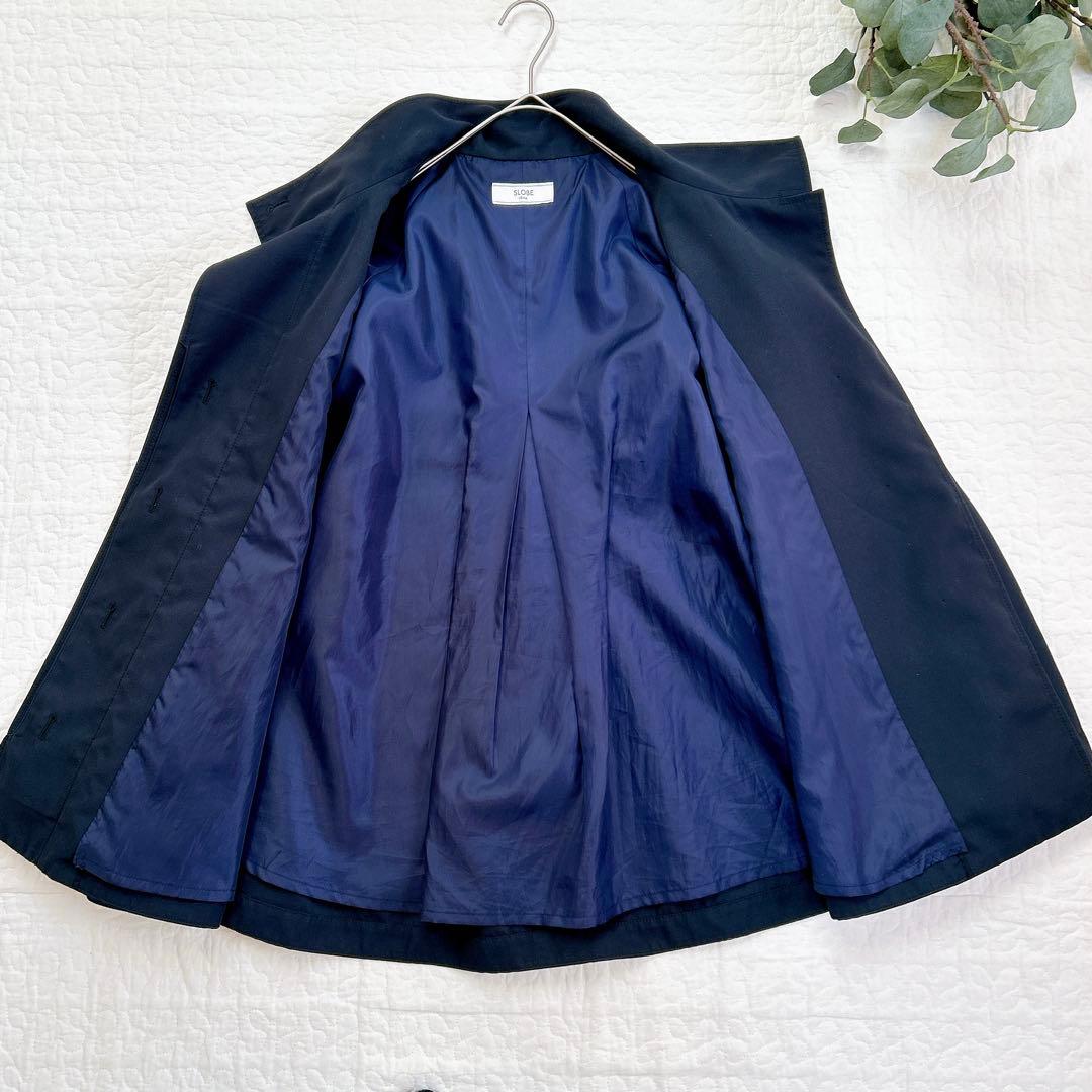 美品✨ 2025SS スローブイエナ 撥水テントラインコート 春 ネイビー