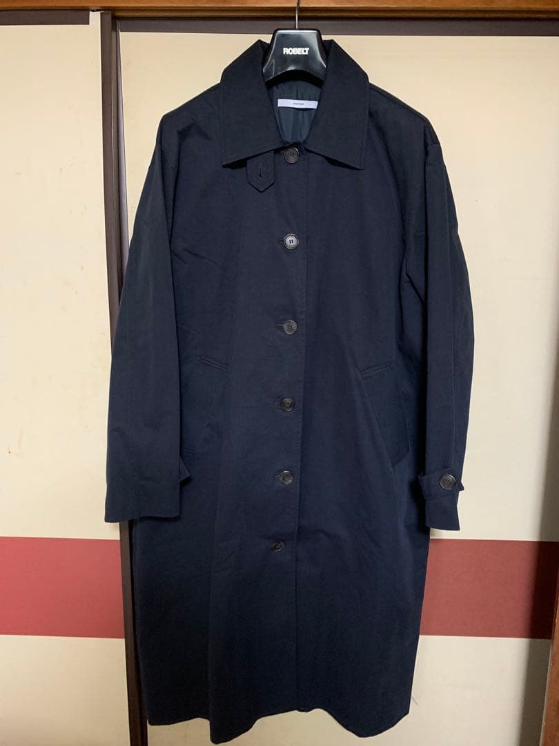 【OHOTORO】firenze trench coat navy 男女兼用