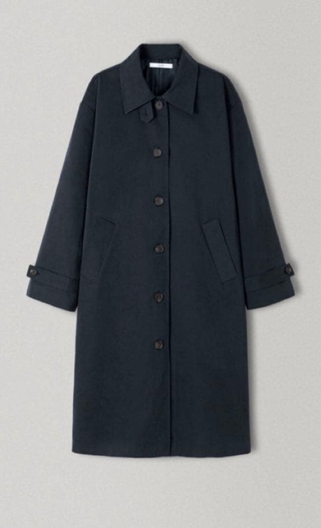 【OHOTORO】firenze trench coat navy 男女兼用