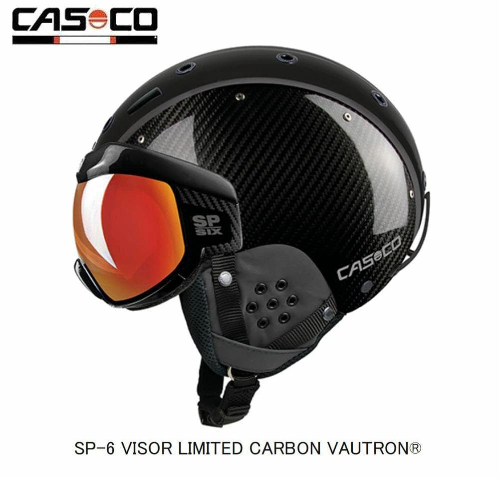 スキー・スノーボードアクセサリー CASCO SP-6 Visier Limited Cabon Schwarz