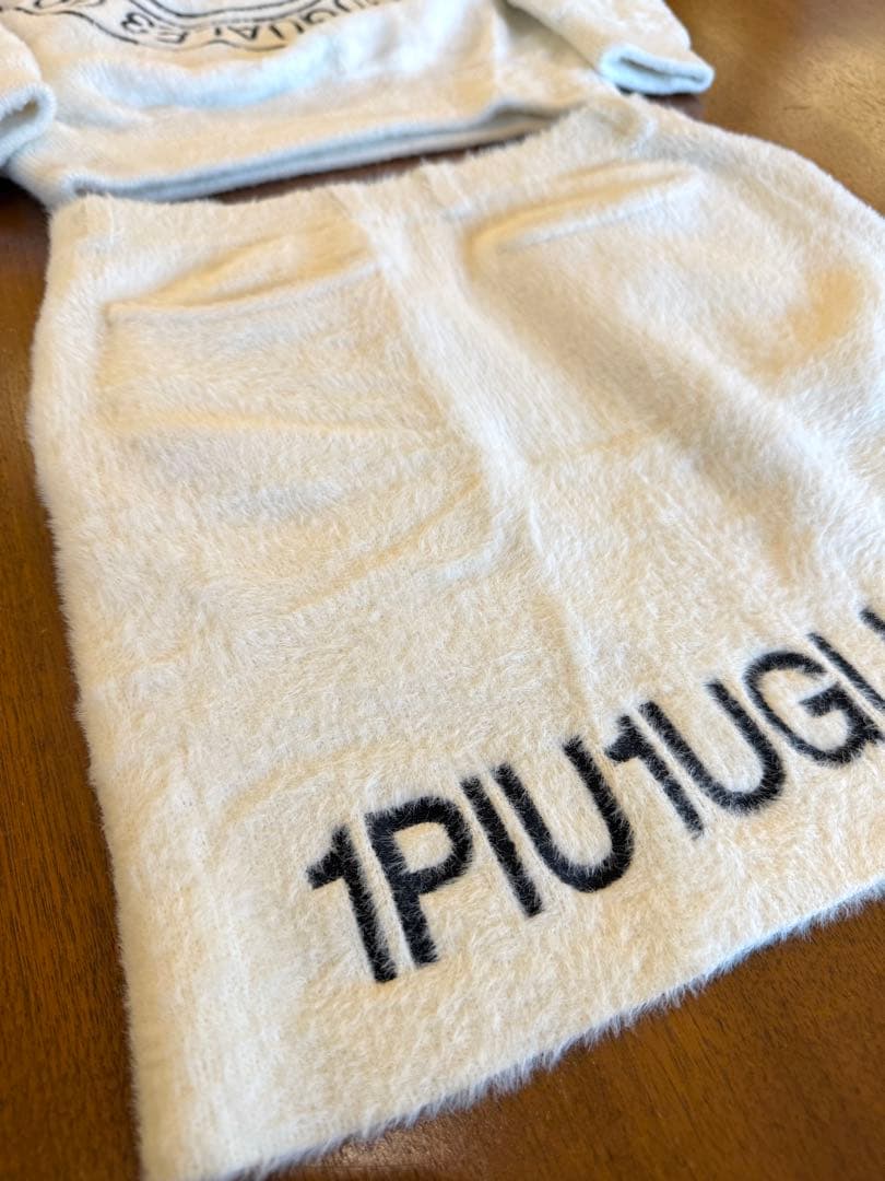 1PIU1UGUALE3 GOLF セーター/スカート/セットアップ ホワイト