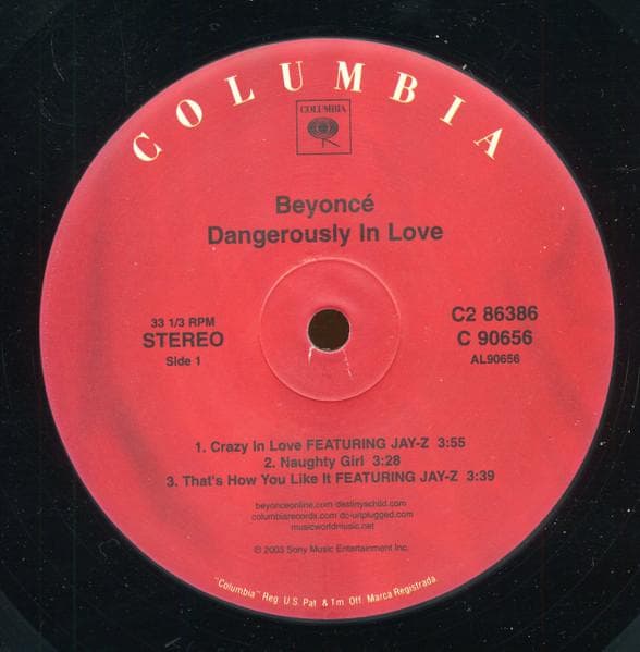Beyonce Dangerously In Love レコード 2LP