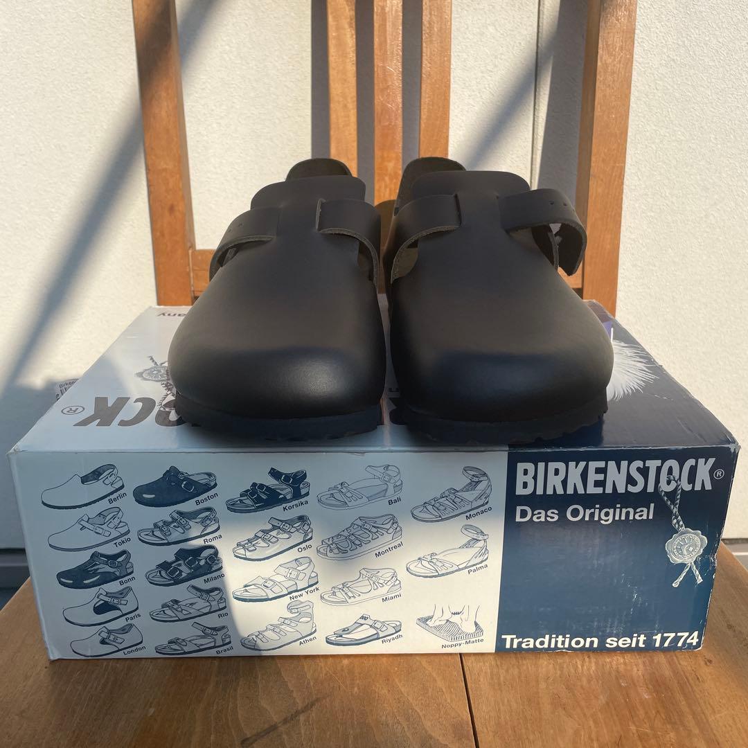 新品未使用　ビルケンシュトック　ロンドン40 黒　066193 約26cm　本革