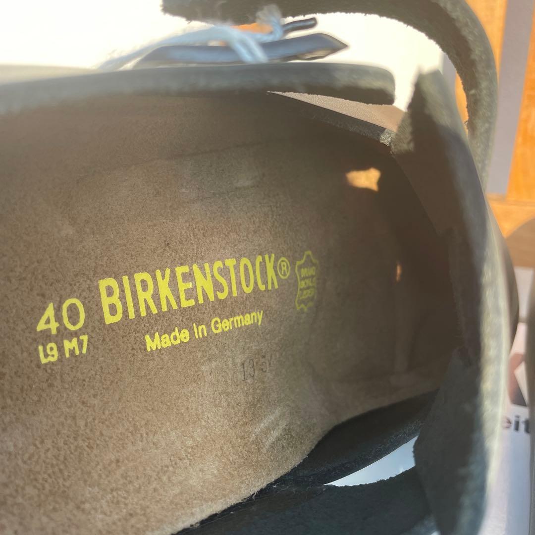 新品未使用　ビルケンシュトック　ロンドン40 黒　066193 約26cm　本革