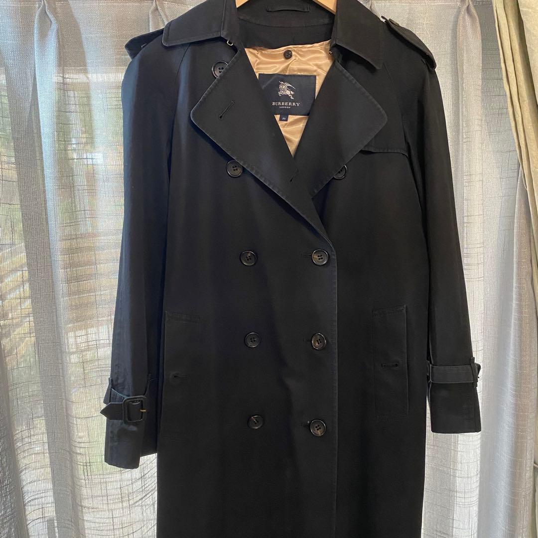 URBERRY ライナー付きトレンチコート ブラック 38ノバチェック