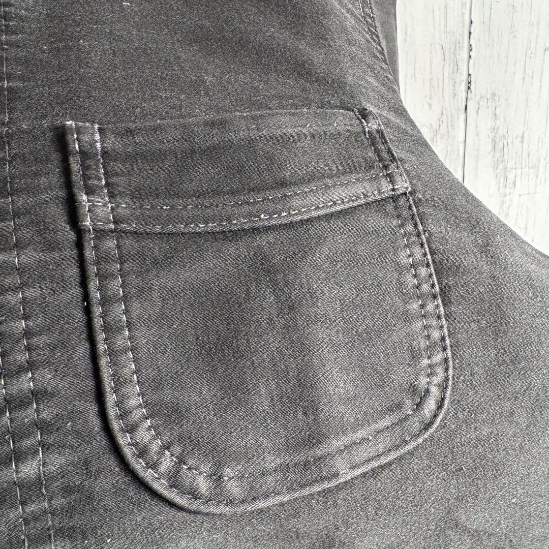 〜60s モンサンミッシェル ブラックモールスキンジャケット カバーオール