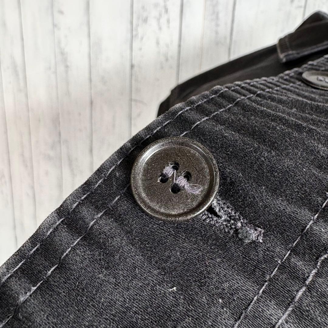 〜60s モンサンミッシェル ブラックモールスキンジャケット カバーオール