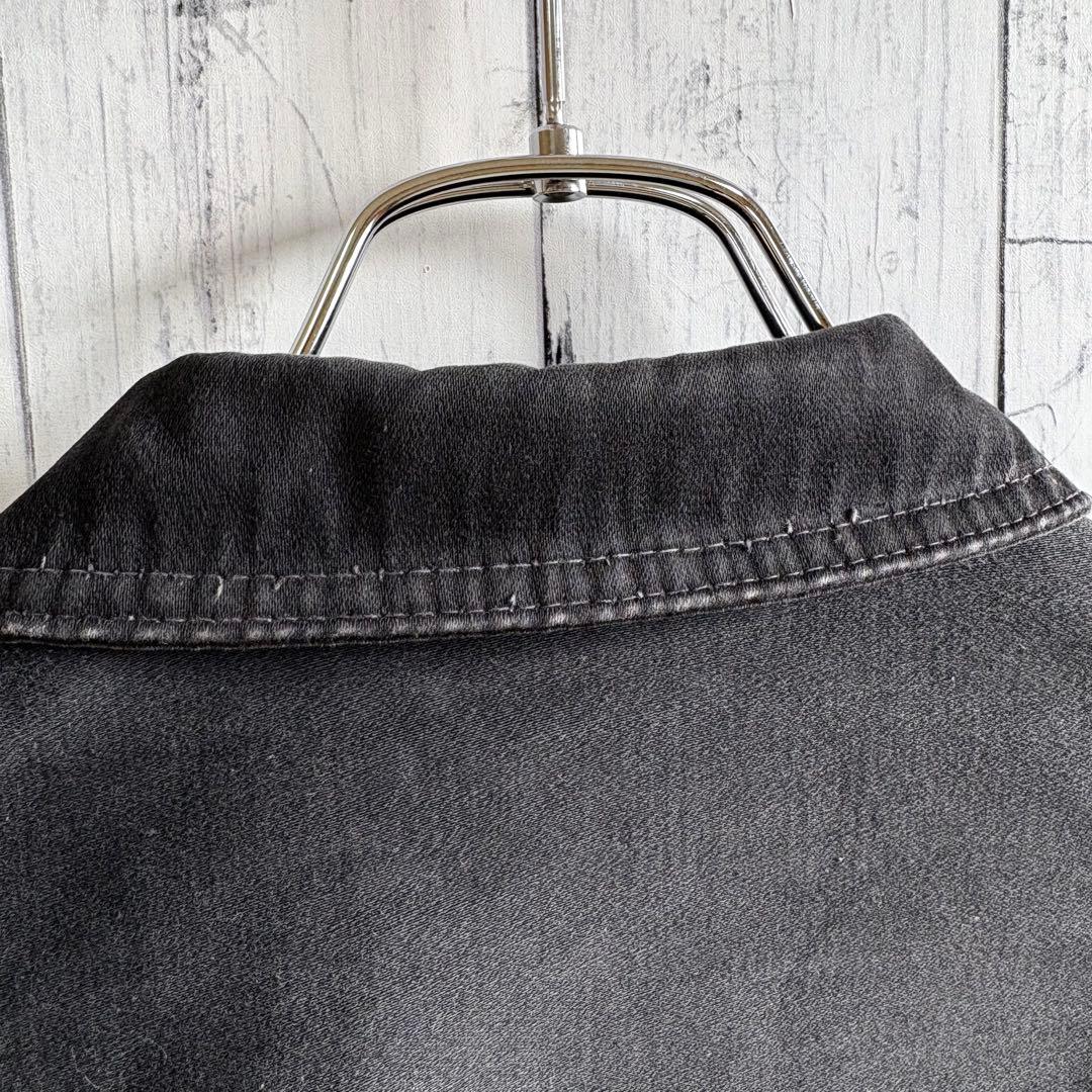 〜60s モンサンミッシェル ブラックモールスキンジャケット カバーオール