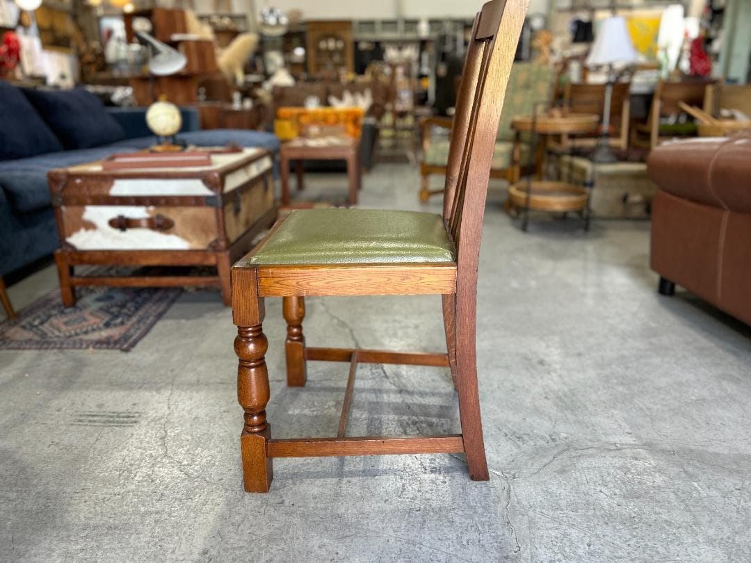 【EUR Vintage②】英国ヴィンテージ / ダイニングチェア｜オーク材