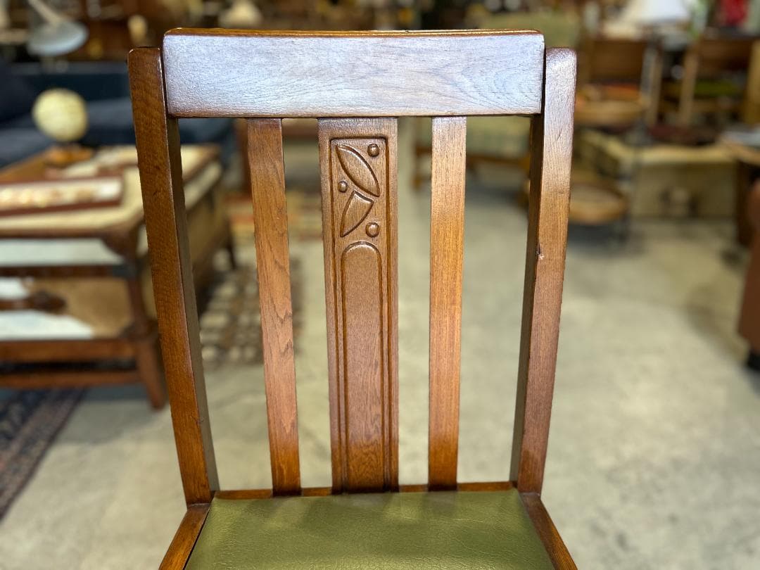 【EUR Vintage②】英国ヴィンテージ / ダイニングチェア｜オーク材