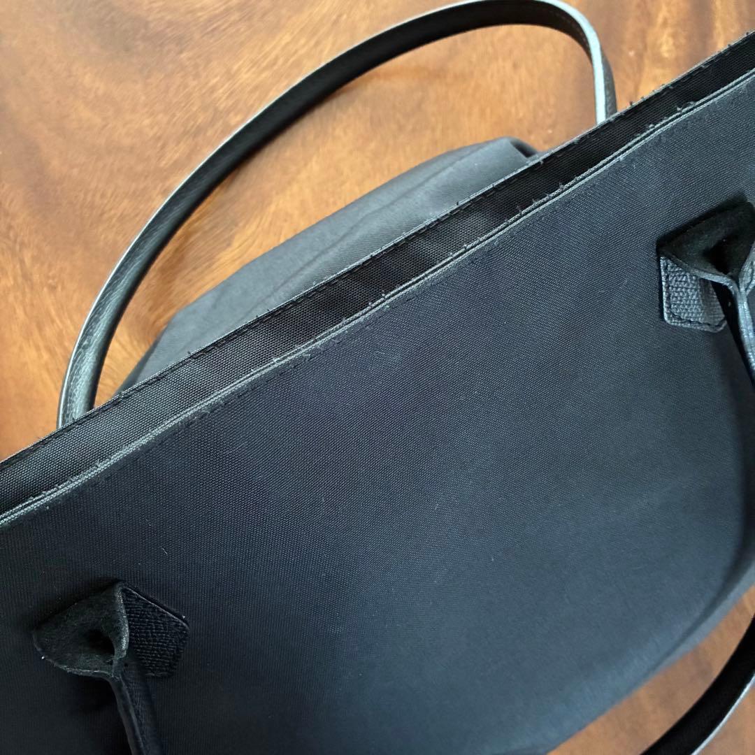 【エルベシャプリエ 】1425C コーデュラ 舟型 レザーハンドルショルダー L