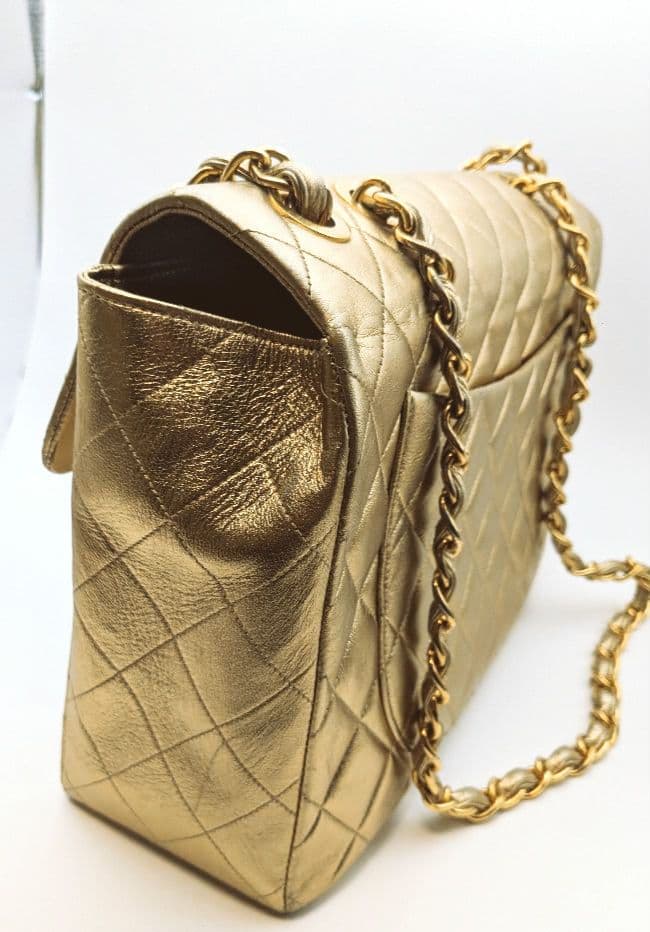 CHANEL ゴールド マドラッセショルダーバッグ