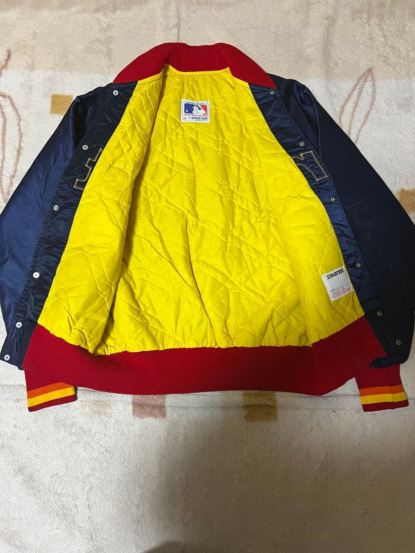Astros Starter ビンテージ　サテン　スタジャン　サイズM