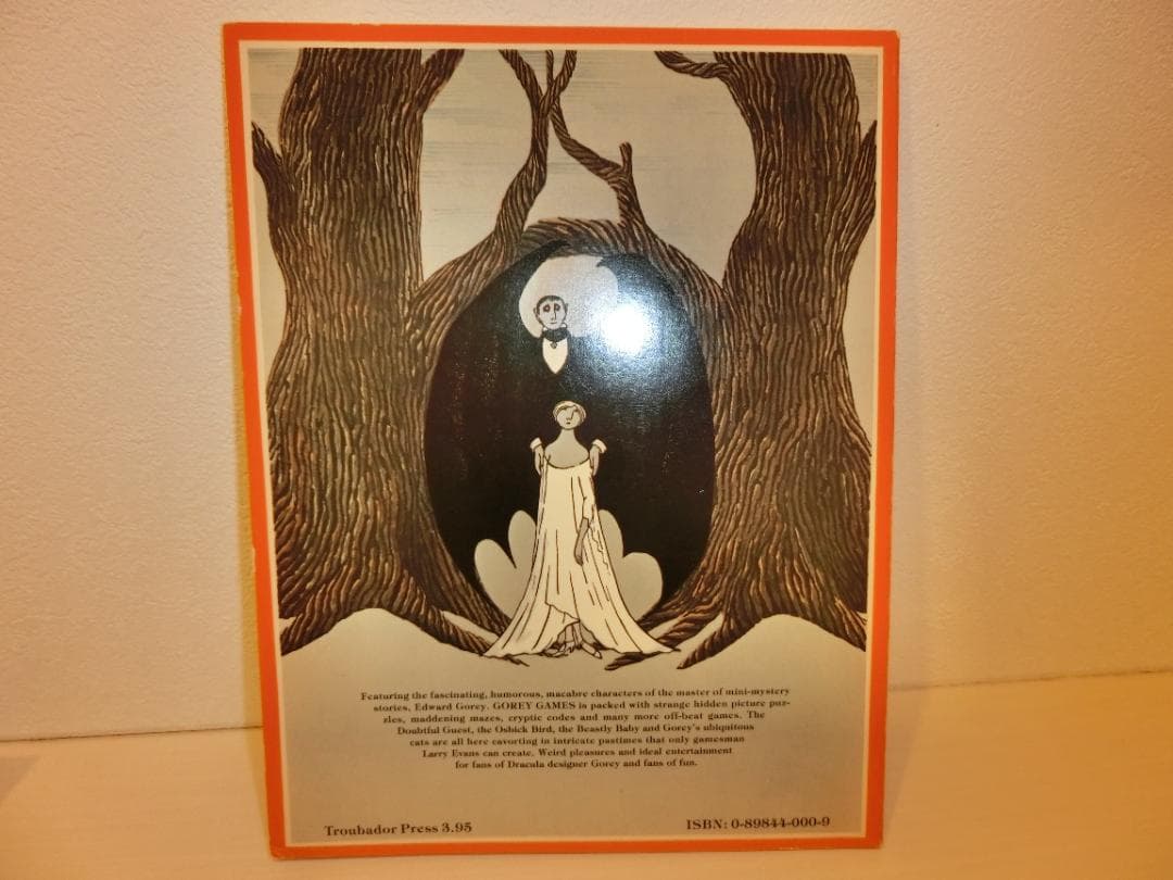 美本　GOREY GAMES　エドワードゴーリー　サイン本