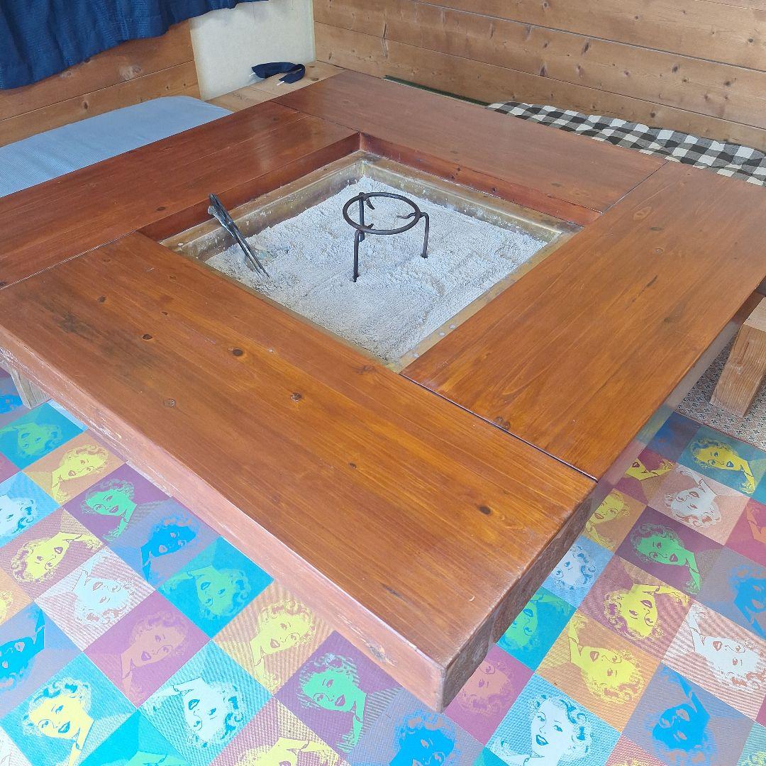 大型囲炉裏テーブル