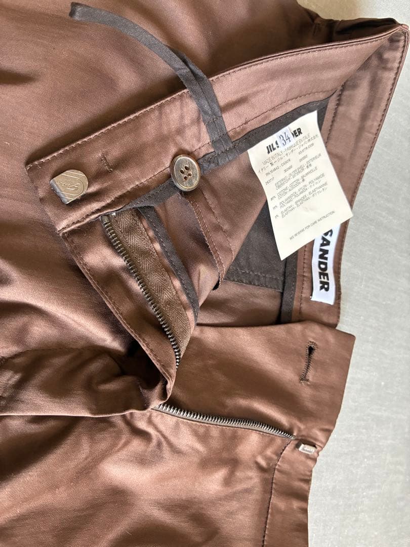 【新品】【未着用】JIL SANDER ジルサンダー　ブラウン　ショートパンツ