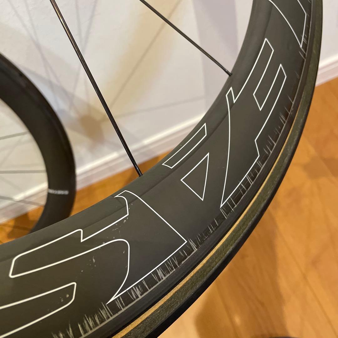 難あり EASTON EC90 AERO チューブラー ホイール シマノフリー