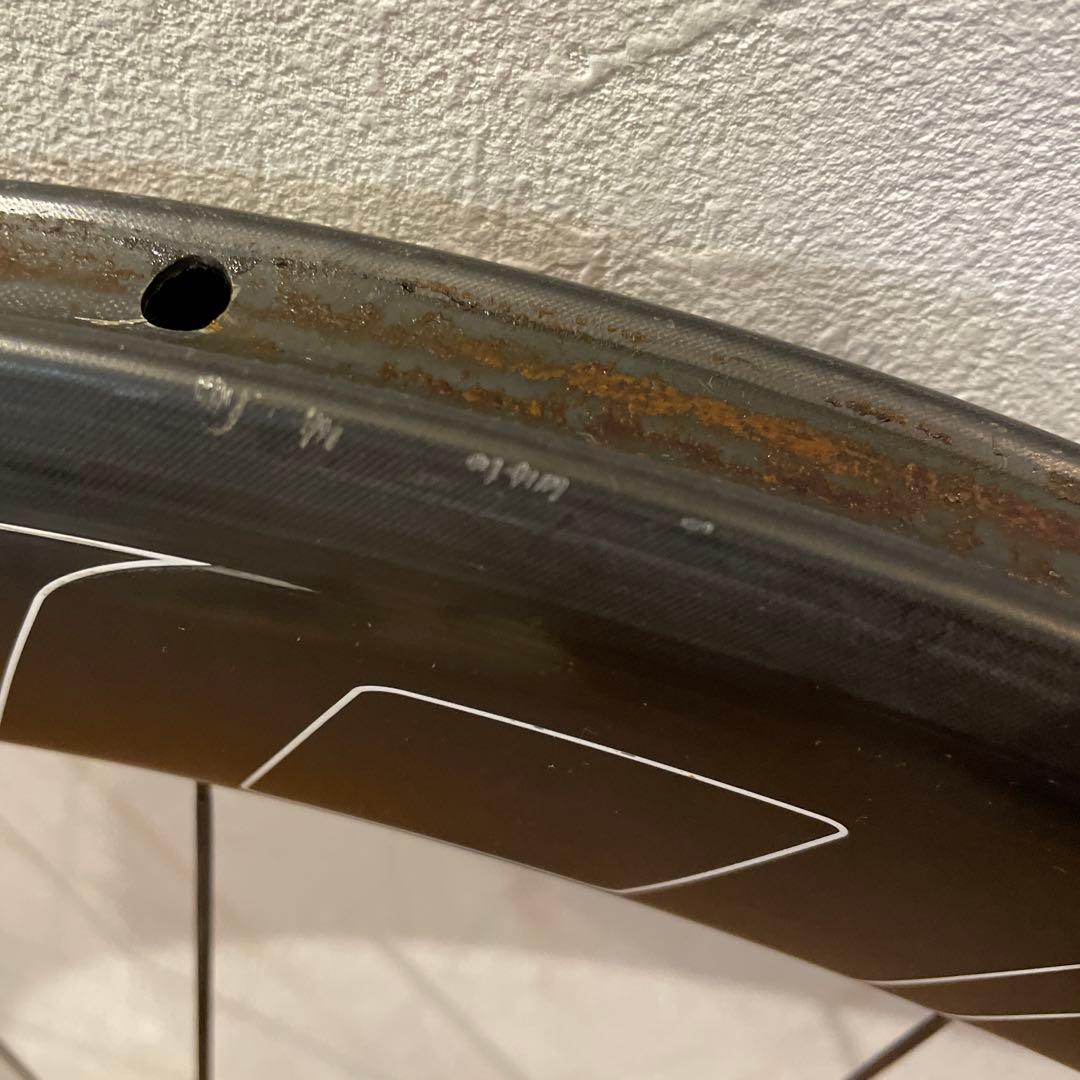 難あり EASTON EC90 AERO チューブラー ホイール シマノフリー