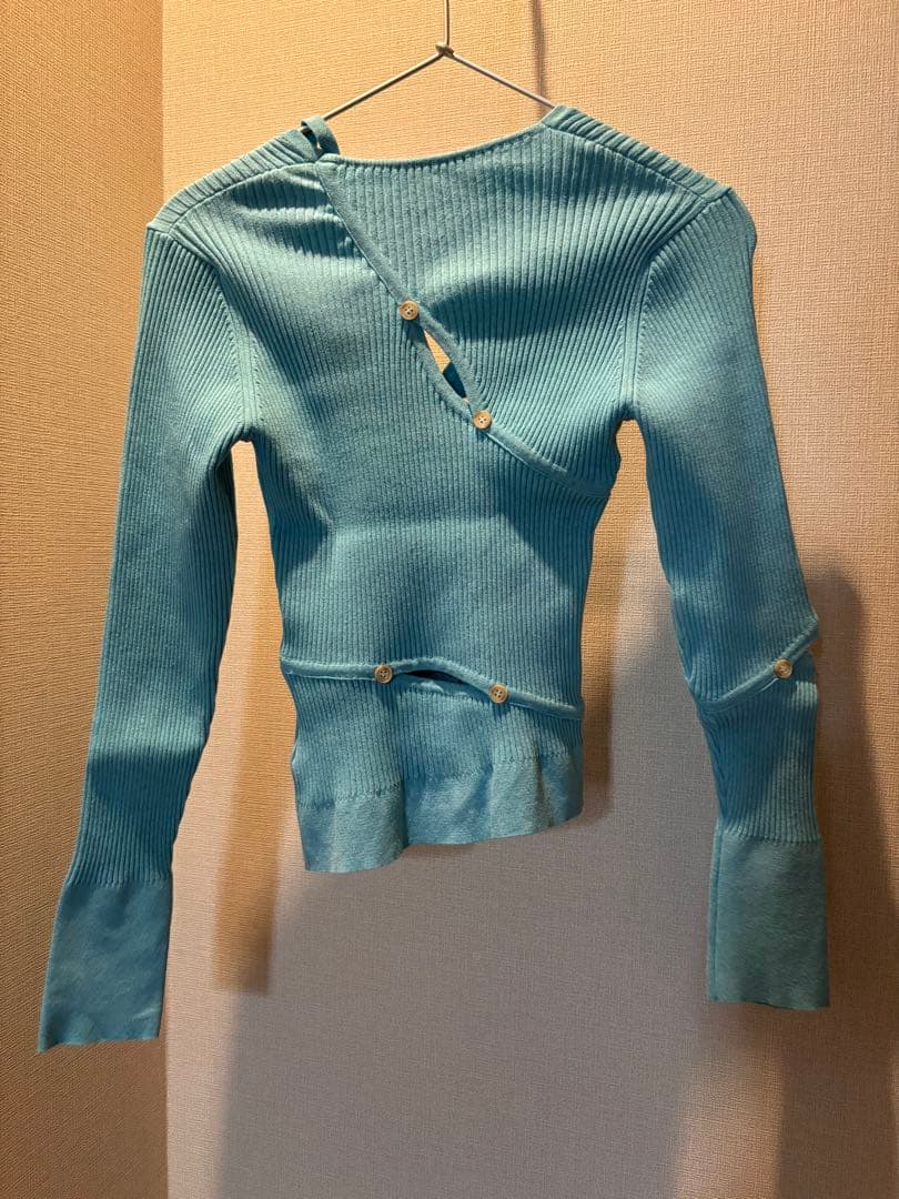 jacquemus ジャックムス　リブニット　カットソー　水色