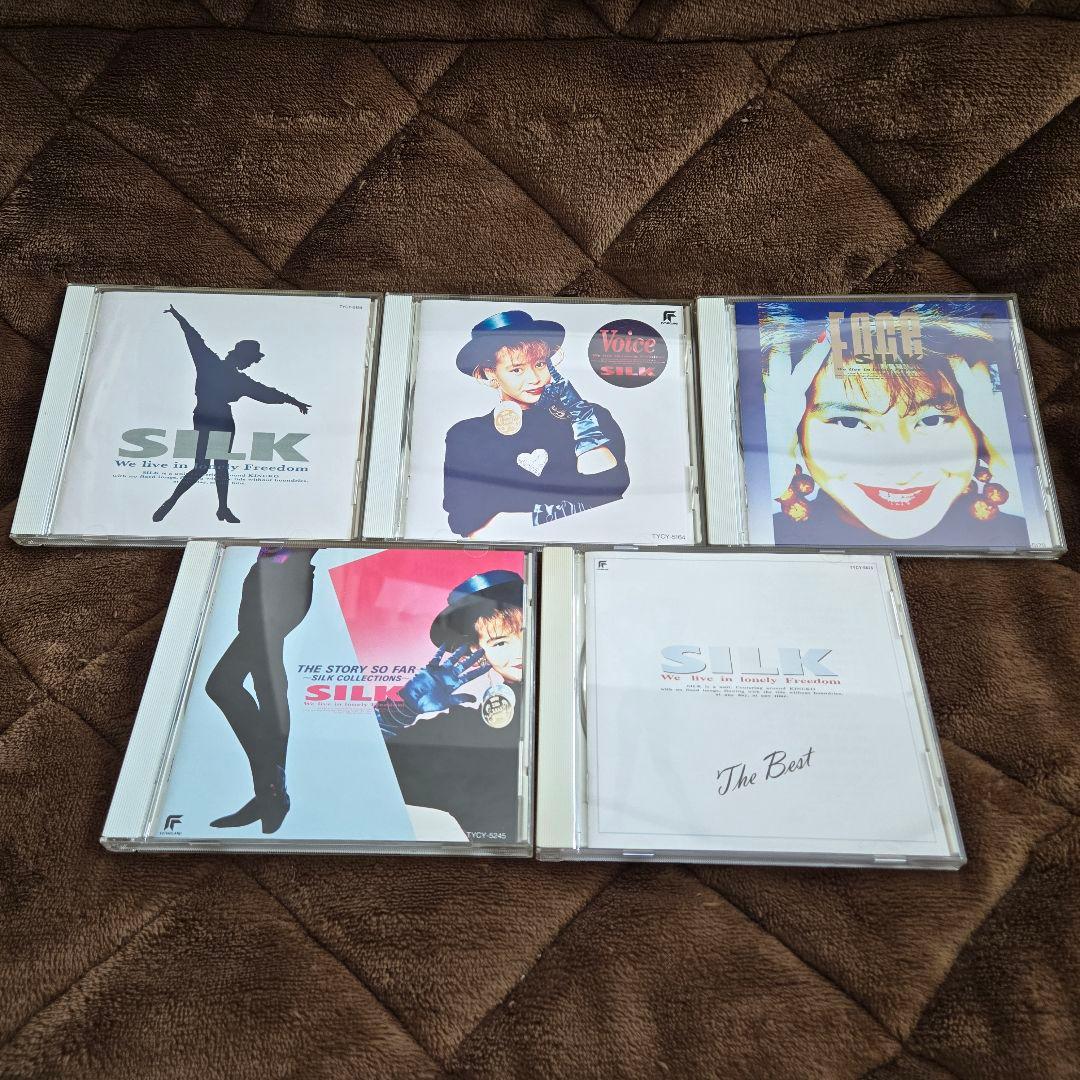 【全て帯付き！】 SILK （大森絹子） 全アルバム 5枚セット
