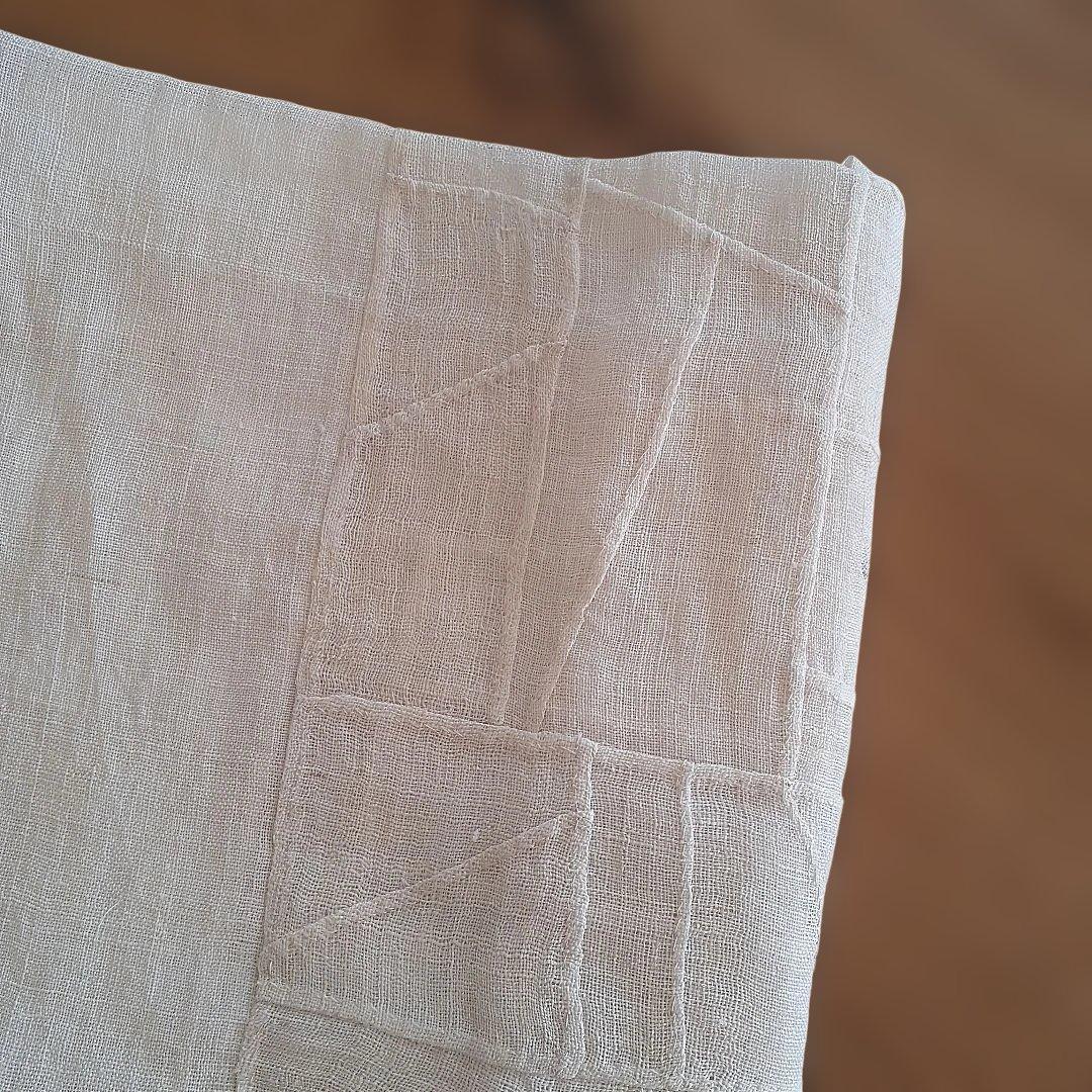 ポジャギ 　苧麻　チョガッポ　白　モシ　麻韓国　李朝　アンティーク