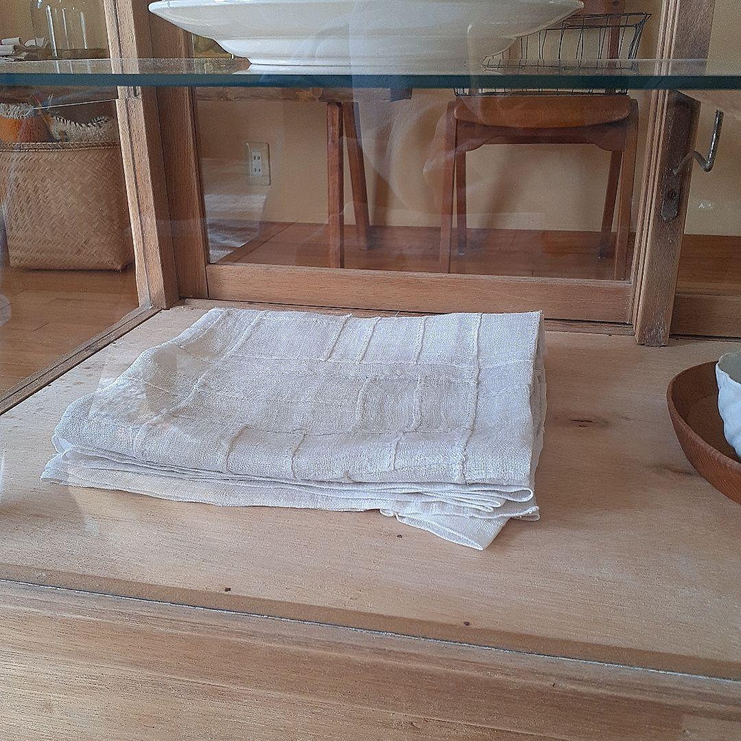 ポジャギ 　苧麻　チョガッポ　白　モシ　麻韓国　李朝　アンティーク