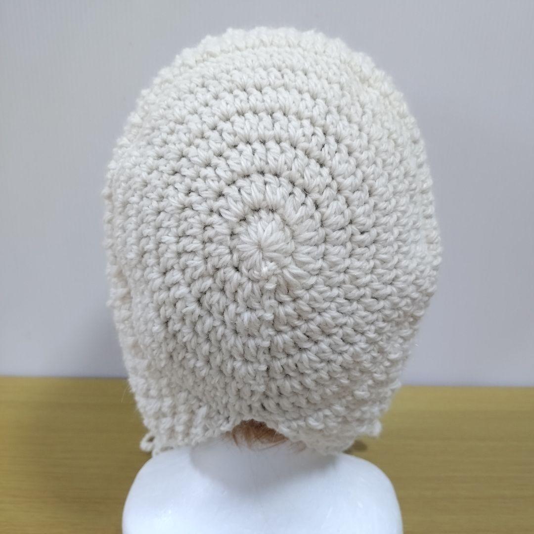 手編みネックウォーマー　手編みスヌード