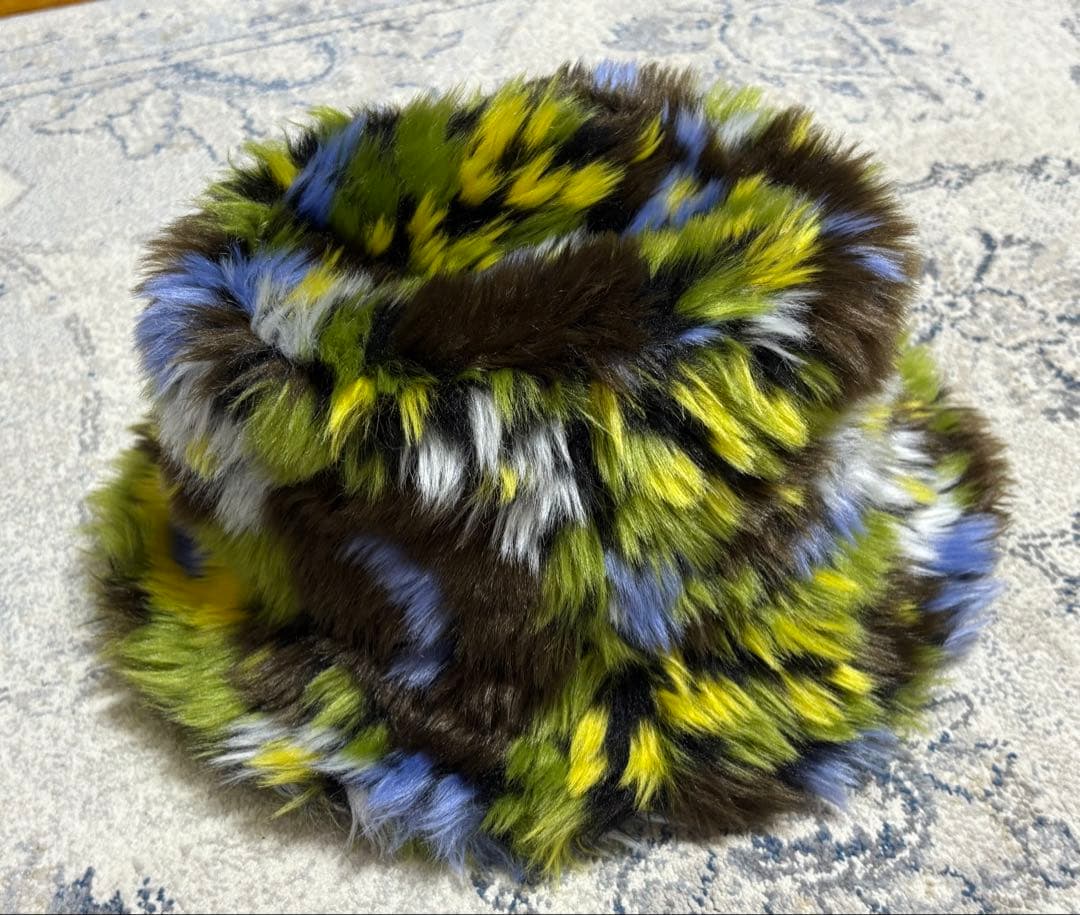 KANGOL ファーバケットハット 堂本剛 着用 カモフラ