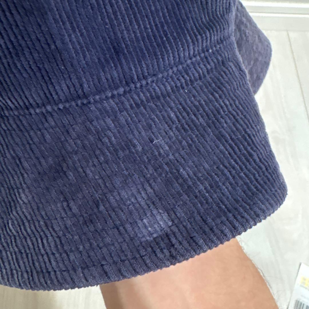 【希少】old stussy バケットハット　コーデュロイ　紺タグ　90s 古着