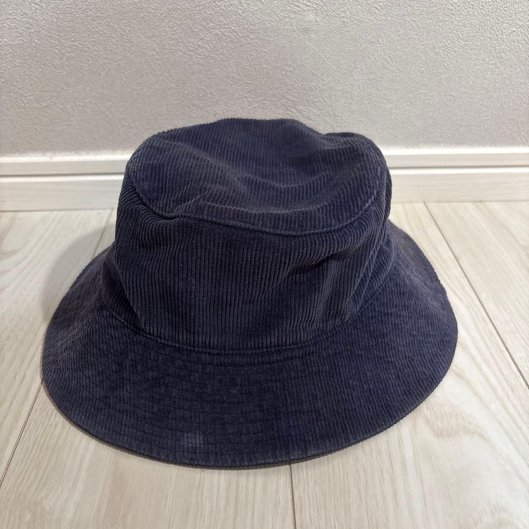【希少】old stussy バケットハット　コーデュロイ　紺タグ　90s 古着