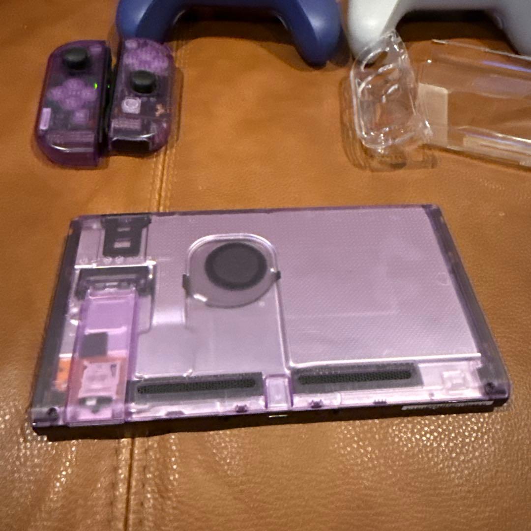 Nintendo Switch 本体　シェル交換品　コントローラー2個付き