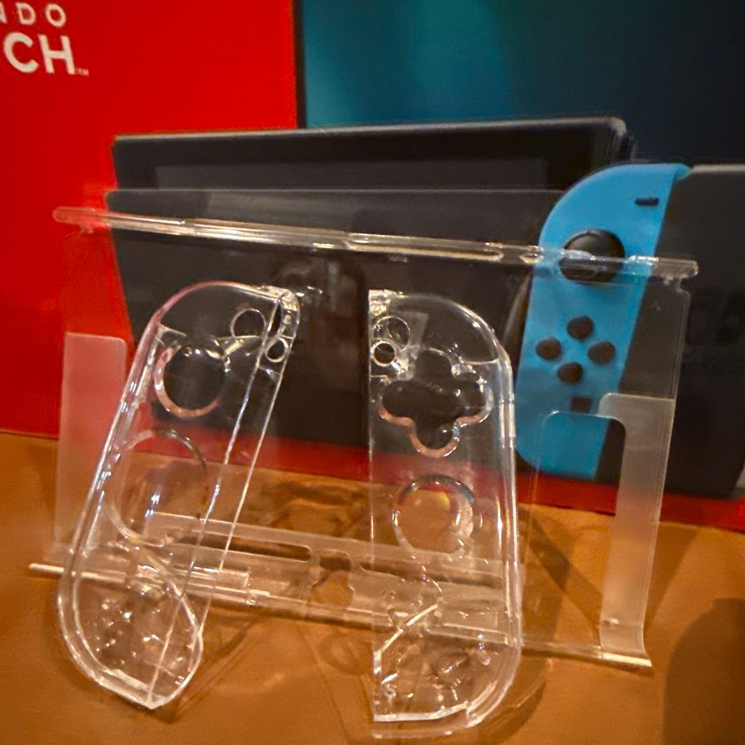 Nintendo Switch 本体　シェル交換品　コントローラー2個付き