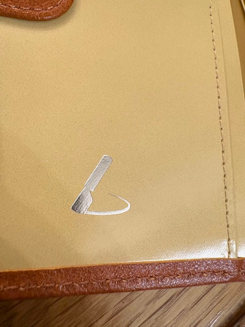美品！土屋鞄製造所 本革レザー 二つ折り財布 バイカラー 限定 ユニセックス