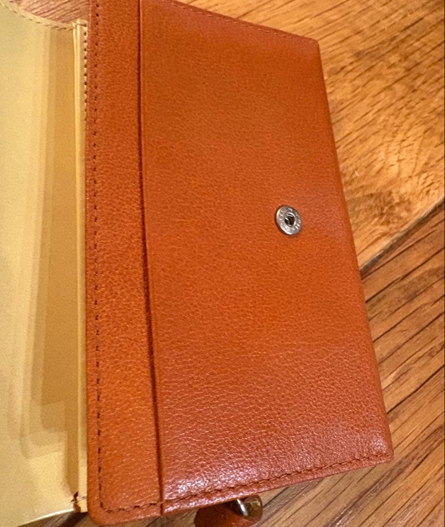 美品！土屋鞄製造所 本革レザー 二つ折り財布 バイカラー 限定 ユニセックス