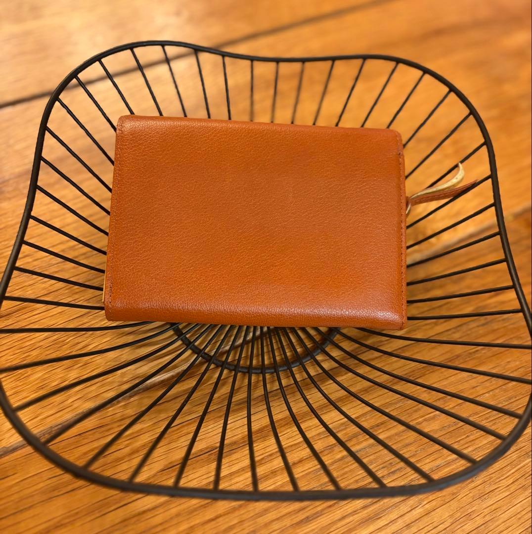 美品！土屋鞄製造所 本革レザー 二つ折り財布 バイカラー 限定 ユニセックス