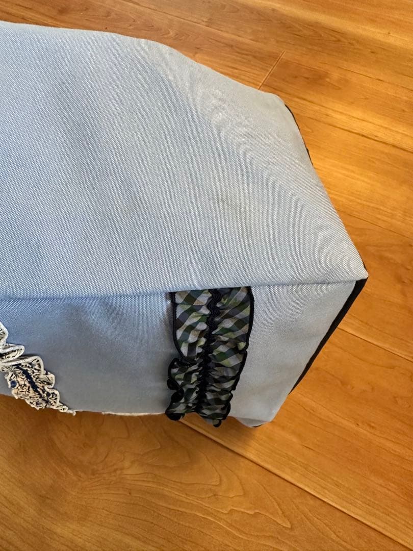 ファミリア　ライトブルートートバッグ