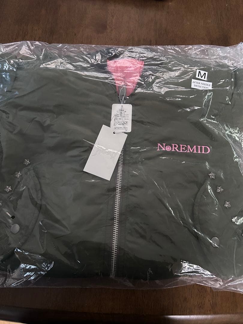 (swagちゃん)NOREMID スタッズ付き MA-1ジャケット