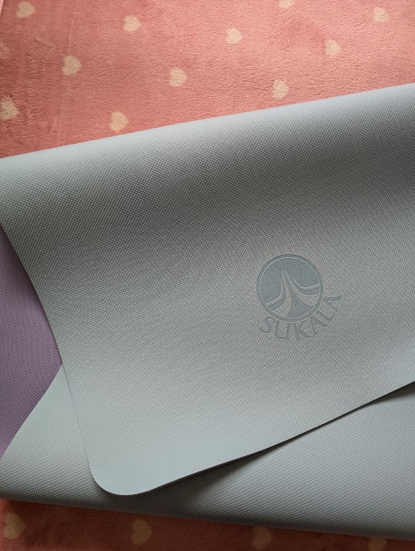 SUKALA リバーシブルヨガマット 145cm×61cm 4mm厚　ケース付