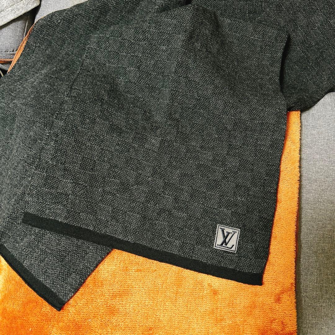 超美品LOUIS VUITTONエシャルプ　プティダミエ　ダミエ・エベヌ　グレー