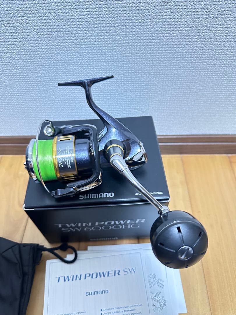 ツインパワー TWIN POWER SW 6000HG 新品ラインおまけ付き