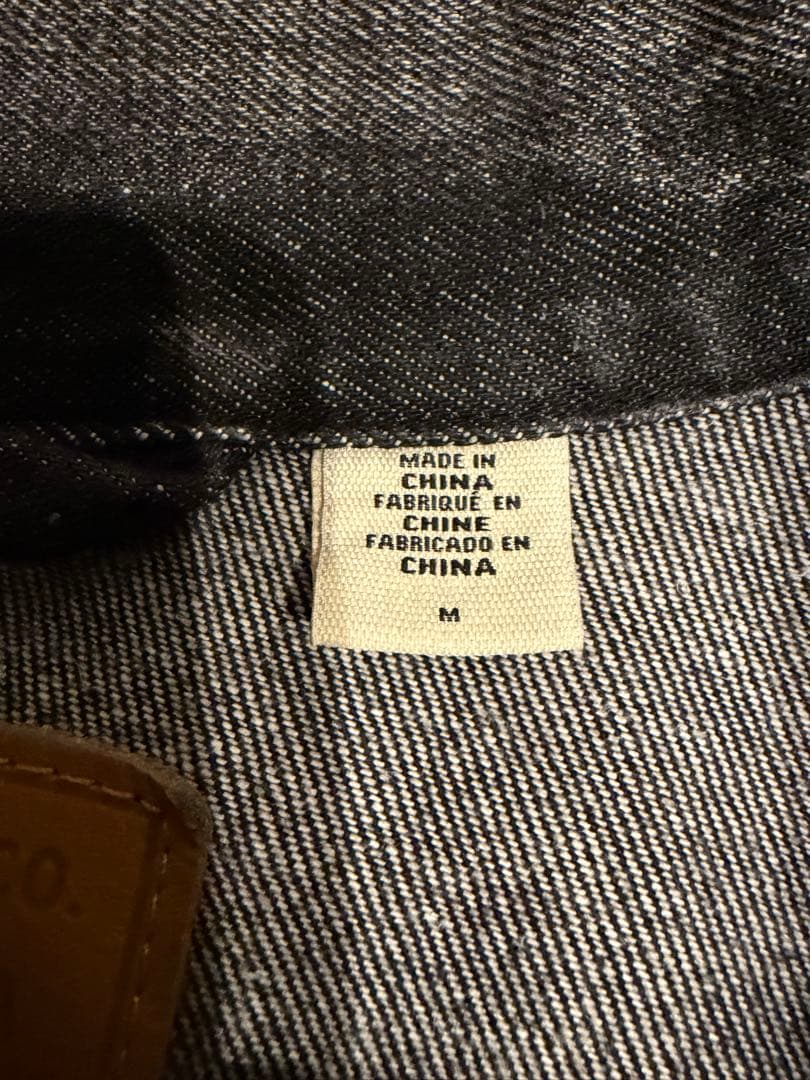 BIOTOP Levi's 2nd ブラックデニムジャケット size M