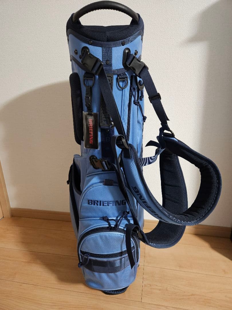 BRIEFING デニムブルー スタンドキャディバッグ