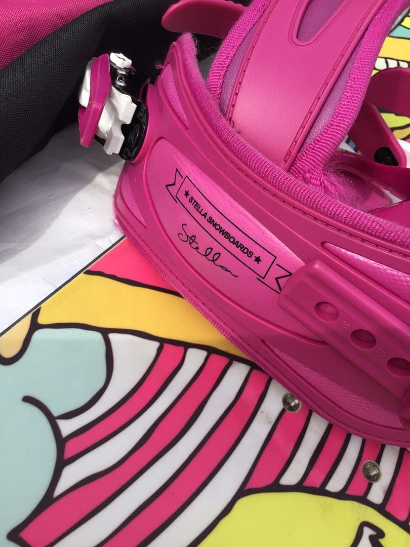 GILAFFE ジラーフ　TTR カラフル スノーボード バインディング付き