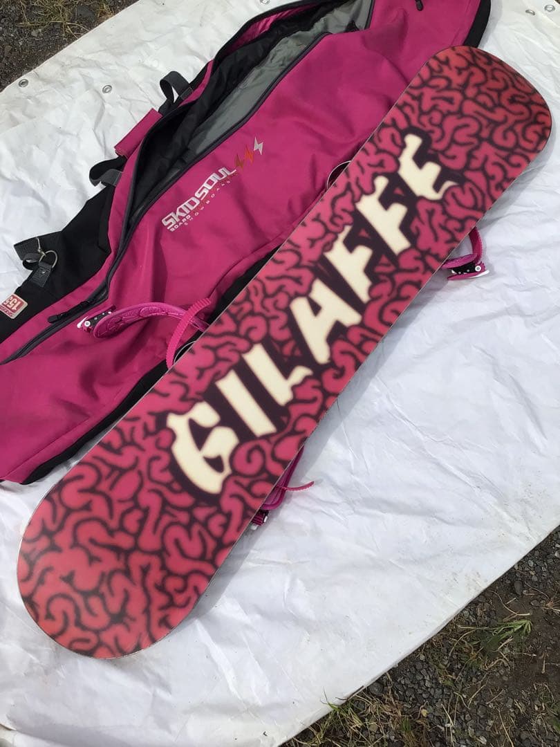 GILAFFE ジラーフ　TTR カラフル スノーボード バインディング付き