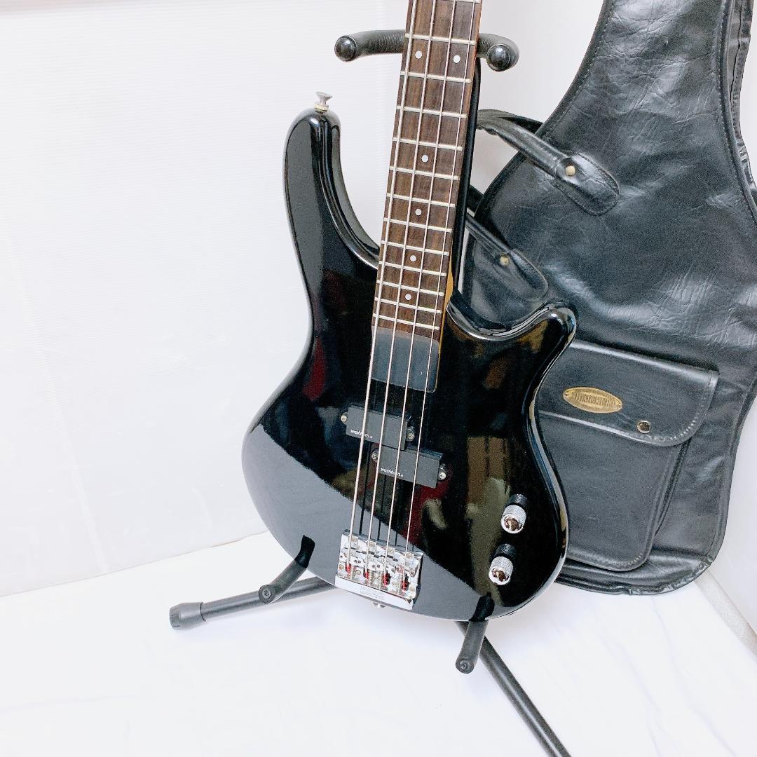 美品 Washburn ワッシュバーン B-2 エレキベース ブラック ケース付