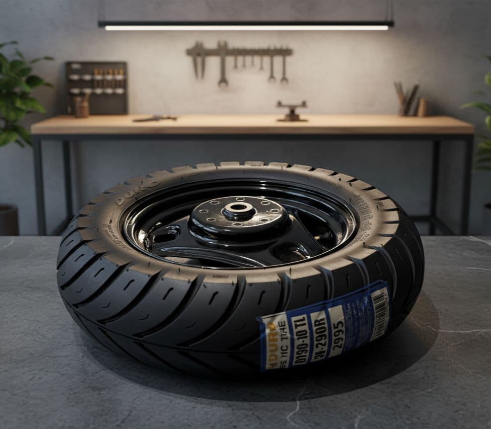 新品タイヤ付き アドレス V125/125G CF46A 新品リアホイール